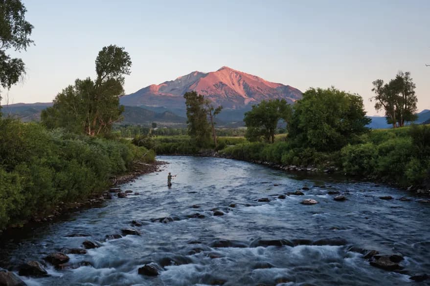 Fly fishing the Gold Medal waters of the Roaring Fork River